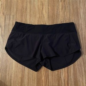 Lululemon “Speed-up” shorts with 2.5 inch inseam!